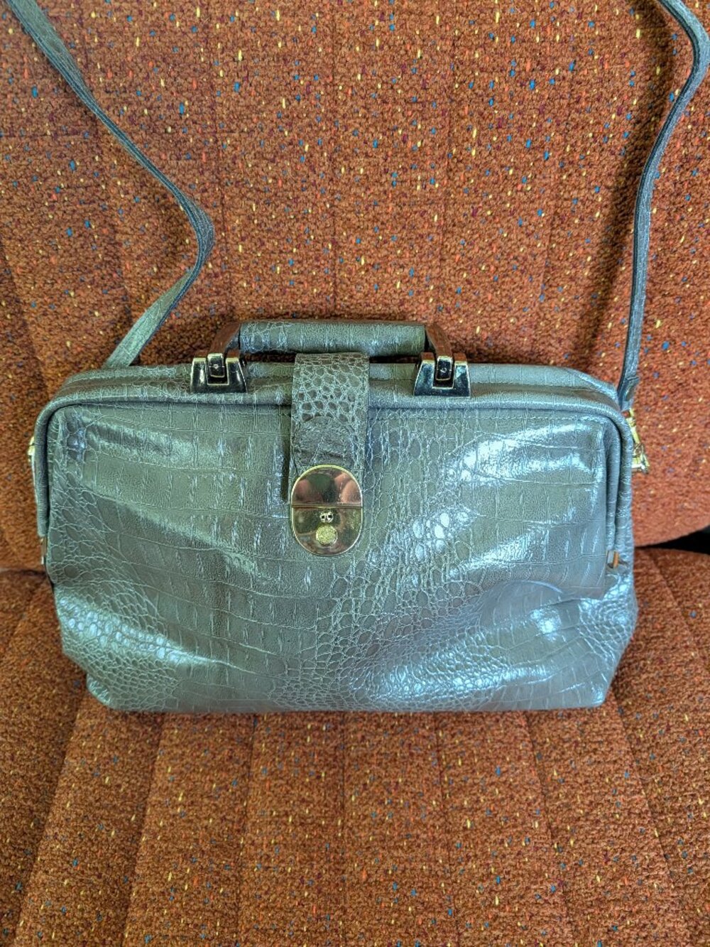 Large Genuine Leather Vintage Handbag